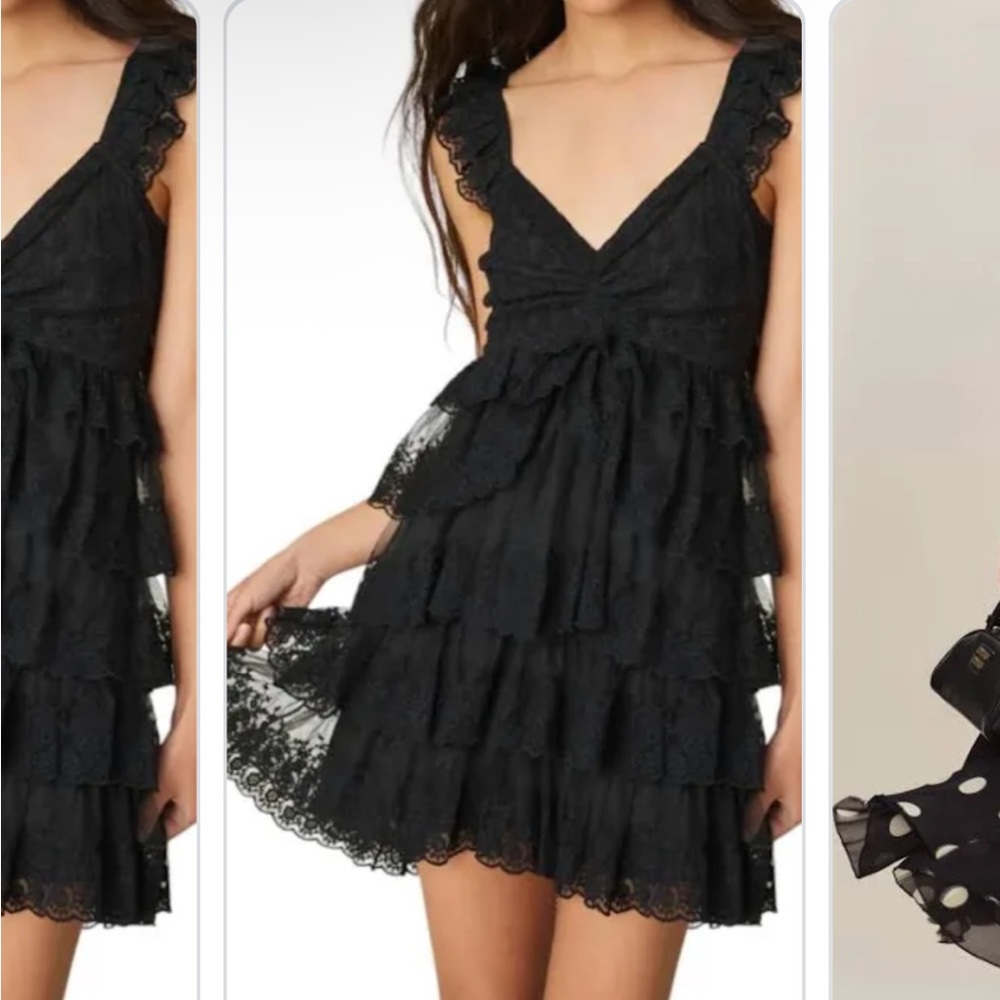 LoveShackFancy Black Dress